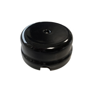 FND PAVIRŠINIS MONTAVIMO DĖŽUTĖ Ø78X35MM JUODAS PORCELIANAS