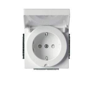 IMPRESSIVO 1-GANG SOCKET OUTLET WHITE
