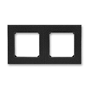 LEVIT ANTHRACITE 2-GANG COVER FRAME