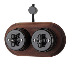 FND PAVIRŠINIS SUKAMASIS PERJUNGIKLIS JUODAS PORCELIANAS