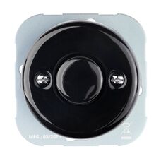 FND UNIVERSALUS ŠVIESOS REGULIATORIUS LED 3-250W JUODAS PORCELIANAS