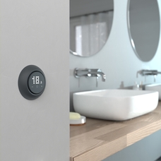 RENOVA KAMBARIO/GRINDŲ TERMOSTATAS JUODAS