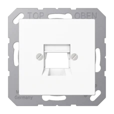 JUNG AS WHITE 1XRJ45 CAT6 DATA OUTLET