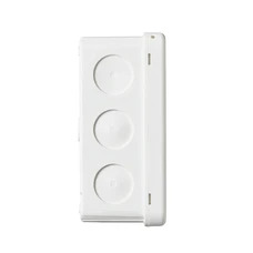 AP10 SURFACE-MOUNTED JUNCTION BOX, IP65, 104 X 104MM, WHITE