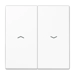 JUNG LS WHITE 2-GANG SWITCH WITH ARROW SYMBOLS