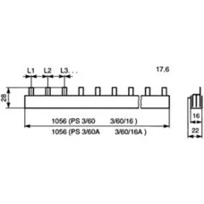 ABB 3P 12M 63A 10MM² BUSBAR